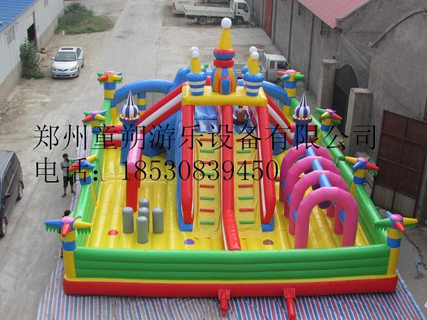 供应儿童充气蹦床  儿童充气蹦床厂家