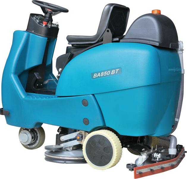 供应驾驶式全自动洗地机BA850/900价格厂家洗地车石家庄停车场